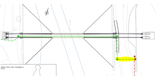 Afectació passarel·la de Cal Grau