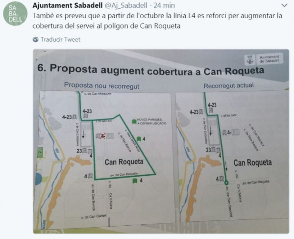 Millora del servei de bus al polígon